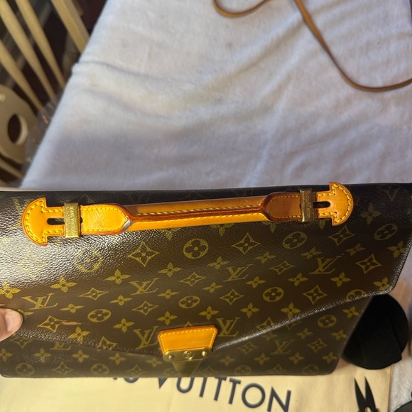 Louis Vuitton Serviette Conseiller Brown Business Bag Monogram - Picture 9 of 14